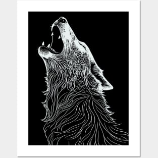 Howling Wolf Posters and Art